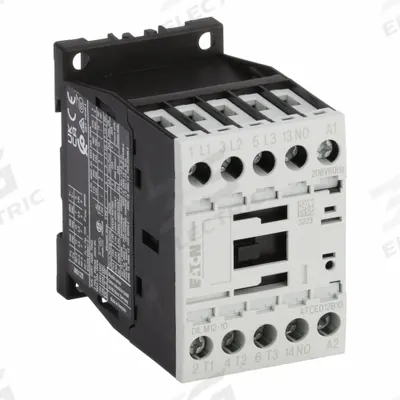 EATON Magnetic Contactor: Non-Reversing, 3 Poles, 3NO Contacts, 12 A - Non-Reversing IEC Contactors