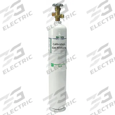 GASCO Calibration Gas: Air, Disposable, +/-5% Accuracy, C4H8, Calibration Gas - Calibration Gases for Portable Gas Detectors
