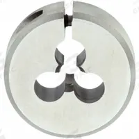 CLE-LINE Round Threading Die: #5-40 UNC, 13/16 in OD, Adj, High Speed Steel (MPN C65729)