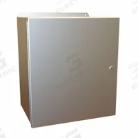 HAMMOND Electrical Enclosure: Aluminum, 16 in x 14 in x 10 in, NEMA 12/13/3R/4/4X, w/Panel, Hinged (MPN EJ161410AL). Key specifications — Brand: HAMMOND; Closure Method: Latches; Enclosure Material: Aluminum; Knockouts: Not Included; Includes Inner Panel: with Inner Panel Included.