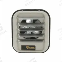 MUH-Pro includes a pre-installed disconnect switch, 24 VAC transformer and single-stage thermostat (MPN MUH0581-PRO). Key specifications — Brand: QMARK; Voltage, Phase: 208 V, 1 or 3-Phase; Overall Dimensions - H x W x D: 16 in x 14 in x 7.5 in.