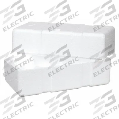 THERMOSAFE Shipper Bottle: 10 1/2 in x 5 1/2 in x 5 1/2 in, White, Shipper Sleeve - Foam Inserts
