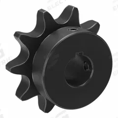 TSUBAKI Single Strand Sprocket: 60, For 3/4 in Chain Pitch, 3/4 in Bore Dia, 10 Teeth, Steel (MPN 60B10F-3/4). Key specifications — Brand: TSUBAKI.