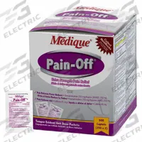 MEDIQUE Pain Relief: Acetaminophen/Aspirin/Caffeine, 250 Individual Doses, Tablet (MPN 22813). Key specifications — Purpose: Pain Relief; Strength: Regular Strength; Manufacturer Part Number: 22813; Brand: MEDIQUE; Flavor: Unflavored; Dose Package Type: Packets; Exterior Package Type: Box; Format: Tablet.