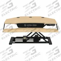 VERSADESK Standing Desk: Electronic, Maple, Wood, 36 in Overall Wd, 31 in Overall Dp, BIFMA (MPN VDPPEC3631-BM). Key specifications — Desktop Material: Wood; Brand: VERSADESK; Desktop Color: Maple.