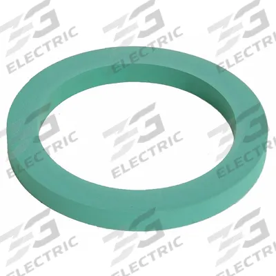 APPROVED VENDOR Cam and Groove Gasket: 2 in For Coupling Size, Green, 2 5/8 in Outside Dia - FKM Cam & Groove Gaskets