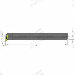 ULTRA-DEX USA Indexable Boring Bar: S12Q SVFBR2 (MPN 957-000-357). Key specifications — attr257292: S12Q SVFBR2.