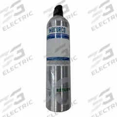 TRACXP Calibration Gas: TXP-T40, Air, Cylinder, 58 L Cylinder Capacity, Hydrogen Sulfide 250 ppm (MPN TXP-CAL-H2S-250PPM). Key specifications — Brand: TRACXP; Background Gas: Air; Gas Mixture: Hydrogen Sulfide 250 ppm; Product Type: Calibration Gas; For Use With: TXP-T40.