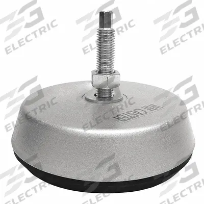 WMI Male-End Leveling Mount: Fixed Stud, M16 Thread Size, 6.3 in, 6,700 lb Capacity - Vibration-Damping Male Leveling Mounts