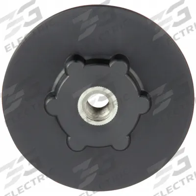 3M Fiber Disc Pad Hub: 5/8"-11, 4 1/2 in Dia, Black - Fiber Disc Pad Hubs