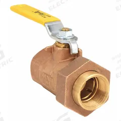 APOLLO Manual Two-Way Ball Valve: 1 in, Bronze, Straight, FNPT x FNPT, 600 psi Max. Pressure (CWP) (MPN 7030501). Key specifications — Brand: APOLLO; Handle: Lever.