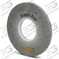 SCOTCH-BRITE Convolute Wheel: 16 in Dia x 1 in W, 10 in Arbor, Silicon Carbide, Fine, Hard (9), Hard (MPN 7010329359). Key specifications — Series: EP-WL; Brand: SCOTCH-BRITE.