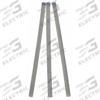 WESTWARD Hot Melt Adhesive: Smooth Sticks, 7/16 in Dia, 10 in Lg, Clear, 12 ct Pack Qty, 12 PK (MPN 23X754). Key specifications — Primary Applications: General Purpose; Melting Temperature: 176°F; Color: Clear; Brand: WESTWARD; Materials Bonded: Wood; Secondary Compatible Materials: Fabric and Foam.