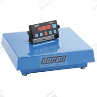DORAN Industrial Bench Scale: 24 in x 24 in, Not IP Rated, Corded Remote, Doran Scales, Steel (MPN MVP51000). Key specifications — Connection Ports: RS-232; Readability: 100 g/0.2 lb; Brand: DORAN; Weighing Surface Material: Steel.