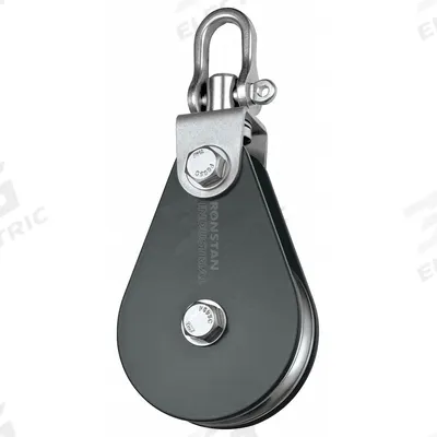 APPROVED VENDOR Pulley Block: Swivel, Pulling, 3,300 lb Working Load Limit, Wire Rope - Shackle-Attached Snatch Blocks