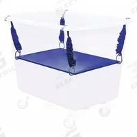 ROYAL BASKET TRUCKS Cube Truck Spring Lift Kit: G06-BBX-PSN, 25 1/2 in x 15 in x 5/8 in, Blue. Key specifications — Color: Blue; Material: Steel Wire Platform with Vinyl Cover; Brand: ROYAL BASKET TRUCKS; Includes: Springs; Manufacturer Part Number: G06-BBX-PSN; For Use With: 35LF30.