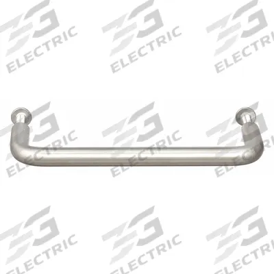 SUGATSUNE Pull Handle: Threaded Holes, Stainless Steel, Silver, #8-32 Screw Size - Standard Pull Handles