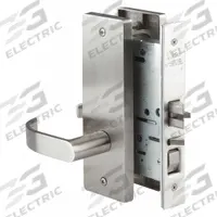 PDQ Door Lockset: Storeroom Lever Locksets, Stainless Steel, ADA Compliant, Electrical (MPN MR199ABJEJ630RHDSCC). Key specifications — Ligature Resistance: Not Ligature-Resistant; Brand: PDQ; Visual Indicator Message: No Message; Lockset Style: Boston; ADA Compliant: Yes; Finish: Satin Stainless Steel : Stainless Steel.