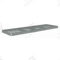 TENNSCO Shelf: 84 in x 24 in, 1,500 lb Load Capacity, Steel, 5 ga Decking, Gray, Shelf (MPN ZLES-8424W). Key specifications — Decking Material: Steel; Includes: (4) Beams; Decking Finish: Zinc Plated; Shelf Configuration: Single Straight; Color: Gray; Frame Material: Steel; Brand: TENNSCO; Frame Finish: Zinc Plated.