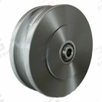 HAMILTON Track Wheel: 6 in Wheel Dia., 2 in Wheel Wd, 1,950 lb Load Capacity, 1/2 in For Axle Size (MPN W-620-131-FUB-1/2). Key specifications — attr1099880: Yes; attr1099886: Clear; attr1099891: HAMILTON.