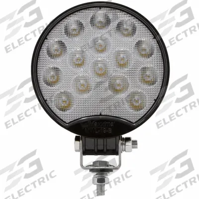MAXXIMA Vehicle Work Light: Round, Flood, LED, Bolt, Blunt Cut Wires, Universal - Vehicle Floodlights
