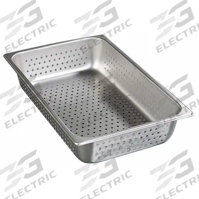 CARLISLE Food Pan: Full Size, Rectangular, 24 ga Gauge, 12.5 qt Capacity - Steam Table Pans