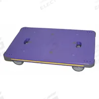 APPROVED VENDOR General Purpose Dolly: 500 lb, 35 in L x 23 in W x 8 in H Deck, Rubber Padded, Blue (MPN 10Z907). Key specifications — Brand: APPROVED VENDOR; Deck Color: Blue; Caster/Wheel Configuration: (4) Swivel; With Reinforcing Cross Brace: No; With Tow Eye: No.