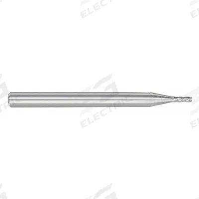 APPROVED VENDOR Corner Chamfer End Mill: Carbide, 4 Flute, 1/16" Mill Dia, 3/32" LOC - Reduced-Neck Fast-Cutting Carbide Corner-Chamfer End Mills