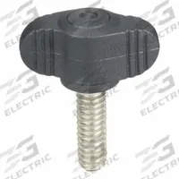 KIPP Hand Knob: Wing, Plastic w/ SS Thread, 1/4"-20 Thread, 20 mm Thread Lg, 28 mm Dia (MPN K0274.00A2X20). Key specifications — Brand: KIPP.