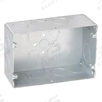 RACO Electrical Box: Steel, Steel - Multigang Rectangular Material & Nominal Size, 2 Gangs (MPN 941). Key specifications — Brand: RACO; Bracket Style: Without Bracket; Clamp Style: Without Clamps.