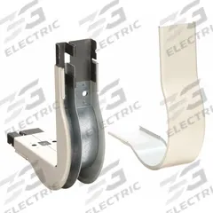 LEGRAND Full Capacity External Elbow: 2400D, 2 in Wd, 1 in Ht, Steel, Ivory (MPN V2418DFO). Key specifications — Series: 2400D; Material: Steel; Color: Ivory; For Use With: 2400 Raceways; Brand: LEGRAND; Item: 90 Degree External Elbow.