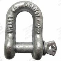 APPROVED VENDOR Anchor Shackle: Chain Shackle, 2,000 lb Working Load Limit, 21/32 in Wd Between Eyes (MPN 55AY01). Key specifications — Body Color: Silver; Brand: APPROVED VENDOR.