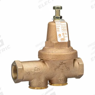 WILKINS Water Pressure Reducing Valve: FNPT x FNPT, 3/4 in Pipe Size, Cast Bronze - Standard Capacity Water Pressure Regulators