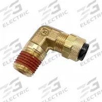 PARKER Compression Fitting Adapter: 3/8 in OD x 1/8 in Pipe Fitting Size, Compression x MNPT, Brass (MPN VS169P-6-2). Key specifications — attr1195695: PARKER.