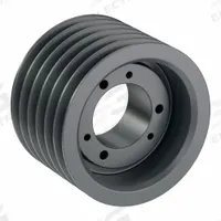 APPROVED VENDOR V-Belt Pulley: 5V670, 6 Groove, 6.7 in OD, Bushed Bore, SF, For 5V/5VX Belt Section (MPN 65V670SF). Key specifications — Pulley Industry Number: 5V670; Pitch Diameter: 6.7 in (5V); For Belt Section (broad, with similar types): 5V or 5VX.