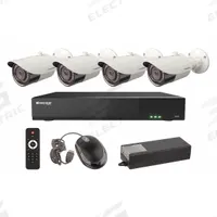 VITEK Video Surveillance Digital Systems: Bullet, 4 Cameras Included, 2.8 mm Max Focal Lg, 5MP (MPN VT-TH5KT44TB-2). Key specifications — Brand: VITEK; Camera Operating Voltage: 12V DC; Camera Resolution: 5MP; Lens Type: Fixed; Indoor/Outdoor Usage: Indoor.