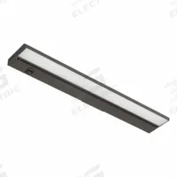 LED Under Cabinet: 22 in Lg, 746 lm, 2700K/3000K/4000K, 10.7 W, Plug-In or Hardwired, Bronze (MPN NLLP2-22RB). Key specifications — attr1262778: 120V AC; attr1262749: Plug-In or Hardwired; attr1262754: Integrated LED; attr1262758: Aluminum; attr1262760: Yes; attr1262765: LED; attr1262776: High/Low; attr1262780: 2700K.