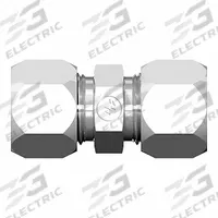 WEATHERHEAD Compression Fitting Union: 1/2 in OD Size, 3/4-16 x 3/4-16 Thread Size (MPN 7305X08X08). Key specifications — Brand: WEATHERHEAD; Series: Ermeto Flareless.