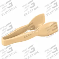 CAMBRO Serving Tongs: 6 9/16 in Overall Lg, Beige, NSF Certified, Beige, Dishwasher Safe (MPN TGG6133). Key specifications — Dishwasher Safe: Yes; Brand: CAMBRO; NSF Certified: Yes.