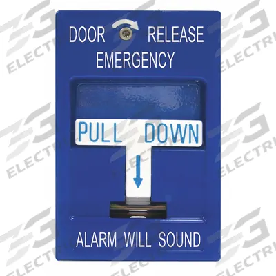 SDC Exit Push Button: 1 3/8 in Ht, 1 3/8 in Dp, 1 3/8 in Wd, Stainless Steel - Push-to-Exit Buttons