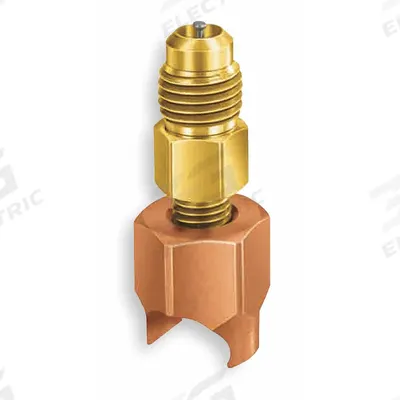 JB INDUSTRIES Saddle Piercing Valve: For 7/8 in Tube, Braze Installation, Access - Braze-type Piercing Valves