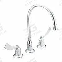 MOEN Gooseneck Bar Faucet: M-Dura, Brass, Widespread, Deck, 3 Mounting Holes, 1.5 gpm Flow Rate (MPN 8225smf15). Key specifications — Series: M-Dura; Brand: MOEN.