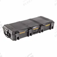 PELICAN Protective Case: 14 1/2 in x 36 1/2 in x 6 in, Solid, Black, 16.26 lb Wt (MPN V700). Key specifications — attr1188351: PELICAN; attr1188334: Plastic; attr1188336: (6) Push Button Latches.