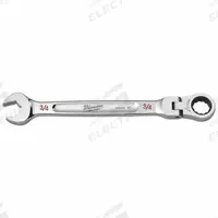 MILWAUKEE Combination Wrench: Chrome Vanadium Steel, Chrome, 3/4 in Head Size, 1 5/8 in Overall Lg (MPN 45-96-9818). Key specifications — attr309600: 3/4 in; attr309611: Chrome; attr309610: Chrome Vanadium Steel; attr309604: No; attr309612: No; attr309613: No; attr309615: Yes; attr324932: MILWAUKEE.