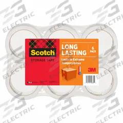 SCOTCH Storage Packaging Tape, PK 6: 2 in x 55 yd, 6 PK (MPN 3650-6). Key specifications — Brand: SCOTCH; Tape Series: 3650.