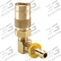 PARKER Hydraulic Quick Connect Hose Coupling: 1/2 in Coupling Size, Brass, 45.42 lpm Max. Flow Rate (MPN PC514-BP). Key specifications — Body Material: Brass; Thread Size: 9/16"-18; Brand: PARKER.
