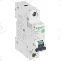 SCHNEIDER IEC Supplementary Protector: 8 A Amps, 60V DC, 14kA at 120/240V AC, Screw Clamp, C60SP, B (MPN M9F21108). Key specifications — Brand: SCHNEIDER; Terminal Connection: Screw Clamp; DC Voltage Rating: 60V DC; Max. AIR Rating: 14kA at 120/240V AC; Series: C60SP; AC Voltage Rating: 240/415V AC; Curve Type: B.