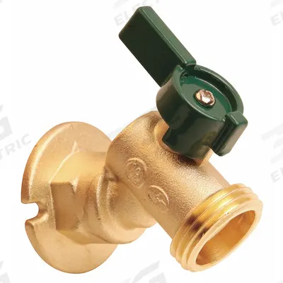 APPROVED VENDOR Angle Sillcock: Quarter-Turn, Brass, Brass, Aluminum - Sillcocks