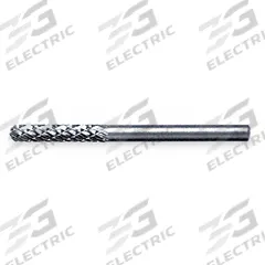 WIDIA Carbide Bur: Ball-Nosed Cylinder, SC-11, Double Cut, 1/8" x 1/2" Head, 1/4" Shank (MPN M41288). Key specifications — Trade Number: SC-11; Brand: WIDIA METAL REMOVAL.
