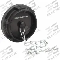MOON AMERICAN Hydrant Cap: Cap, Aluminum, 4 in Compatible Pipe Size, Genderless, Storz, Storz Lug (MPN 685-40Z). Key specifications — Thread Type: Storz; Tightening Method: Storz Lug.